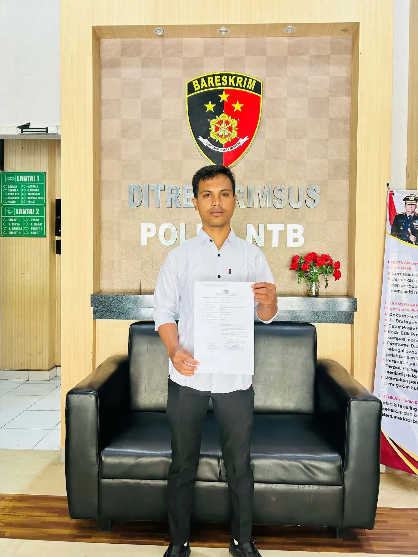 BCW NTB Laporkan Dugaan Korupsi Tanah Kades Sanolo dan BPN Kabupaten Bima